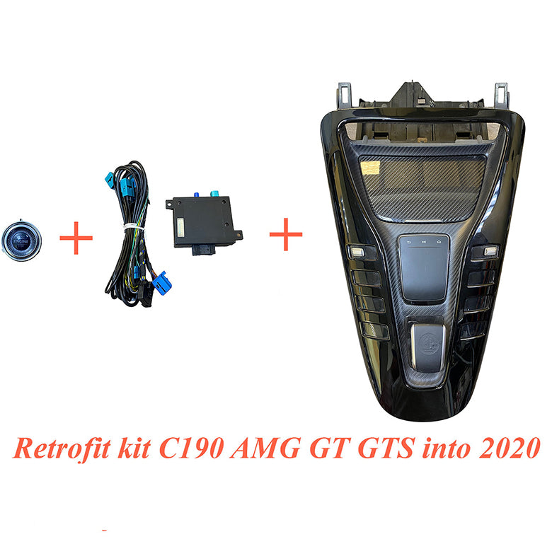 Mercedes-Benz AMG 190 GT,,GTR,GTS ,GTC Retrofit  CENTER CONSOL 2015-2017 TO 2020