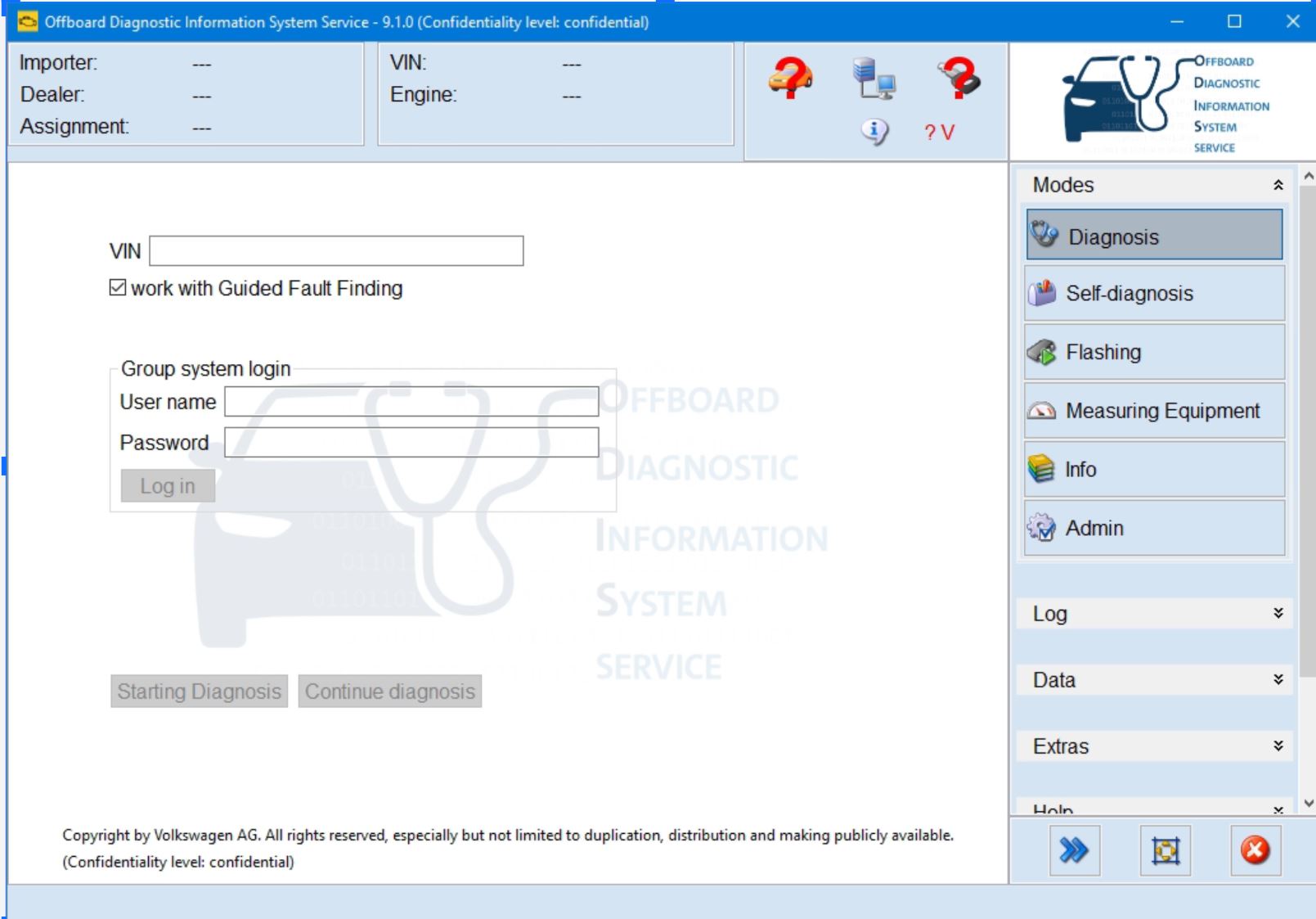 VAG ODIS Remote installation