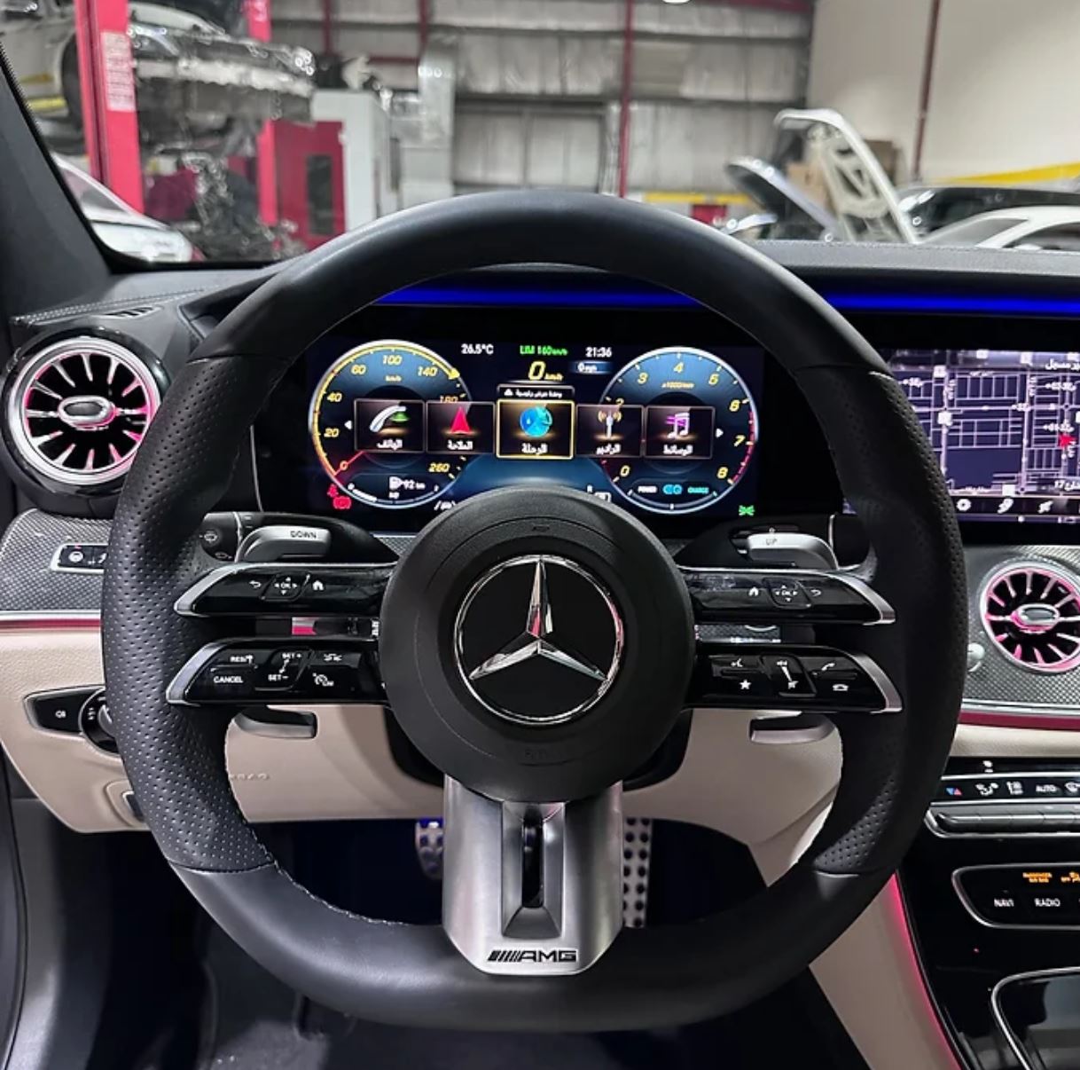 Mercedes Benz W223 Steering Wheel Retrofit Adapter