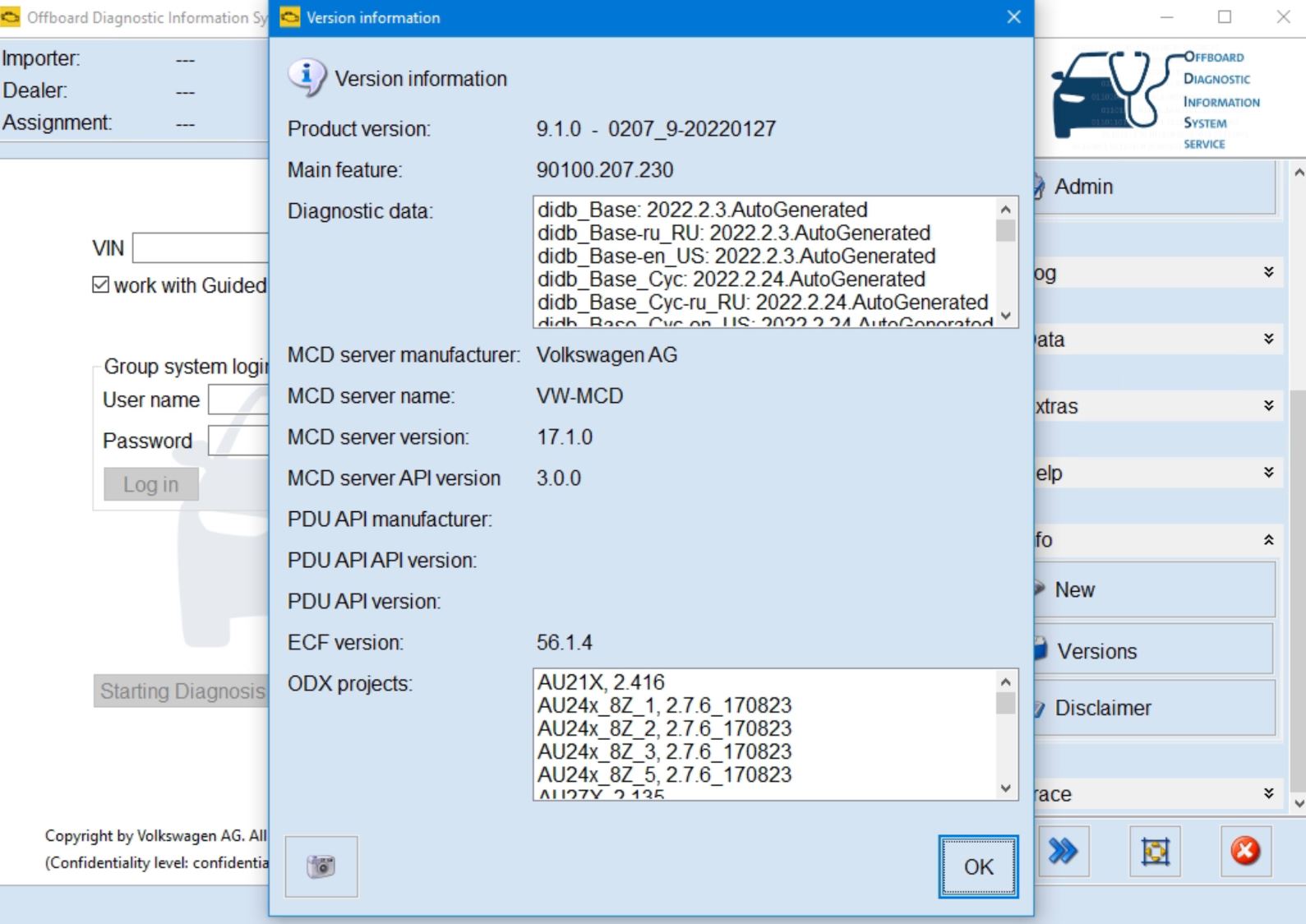 VAG ODIS Remote installation