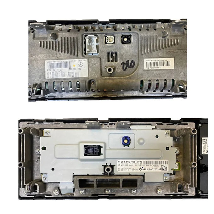 MERCEDES W222 S550 INSTRUMENT CLUSTER A2229007910 NAVI RADIO DISPLAY 2015-2017