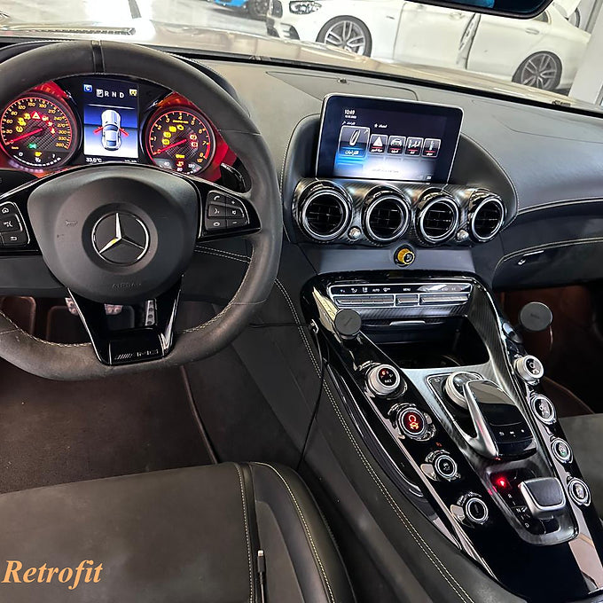 Mercedes-Benz AMG 190 GT,,GTR,GTS ,GTC Retrofit  CENTER CONSOL 2015-2017 TO 2020