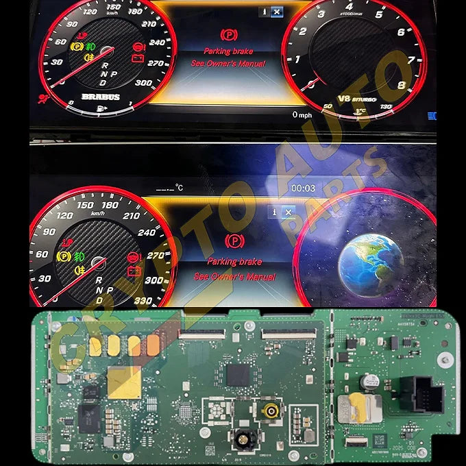 BARABUS MERCEDES INSTRUMENT CLUSTER DISPLAY RETROFIT