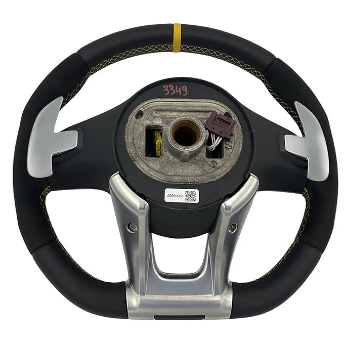 Mercedes-Benz Steering Wheel AMG PERFORMANCE YELLOW stitches