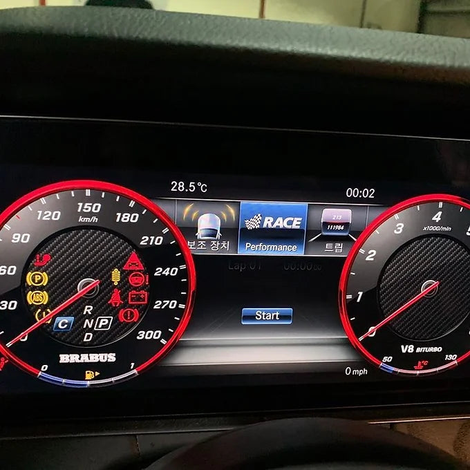 BARABUS MERCEDES INSTRUMENT CLUSTER DISPLAY RETROFIT