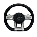Mercedes-Benz Steering Wheel AMG half  ALCANTARA Black Stitches