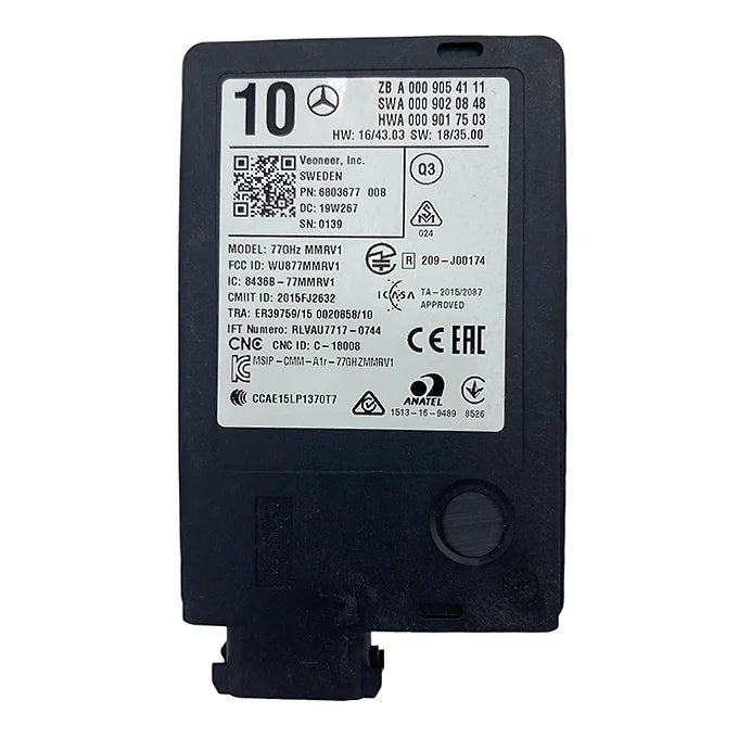 Mercedes-Benz Blind Spot Radar Sensor Module A0009054111 2019 - 2023