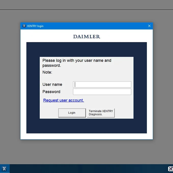 Mercedes Xentry Remote Installation