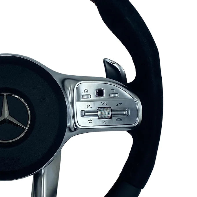 Mercedes-Benz AMG 2020 Steering Wheel – Full Leather with Red Stitching