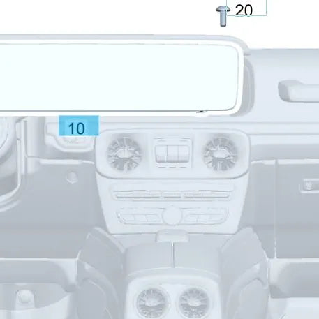 Mercedes-Benz W465 G-Class Instrument Cluster – A4659006500 (2025)