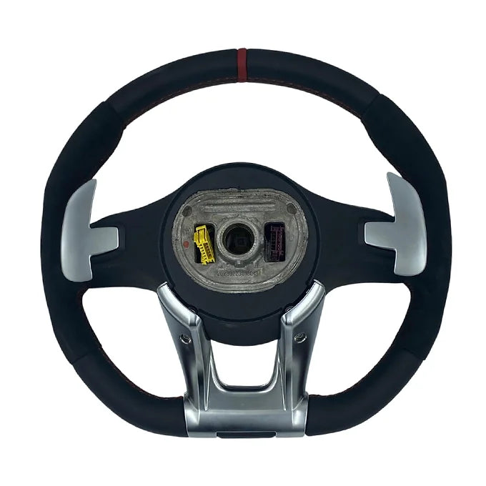Mercedes-Benz AMG 2020 Steering Wheel – Full Leather with Red Stitching