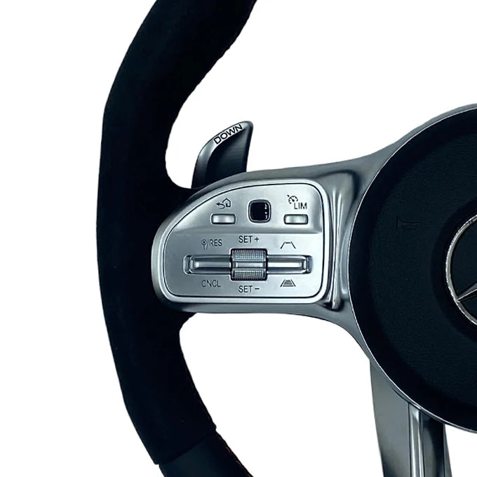 Mercedes-Benz AMG 2020 Steering Wheel – Full Leather with Red Stitching