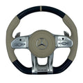 Mercedes-Benz Steering Wheel AMG 2020 LEATHER /WOOD PIANO BLACK