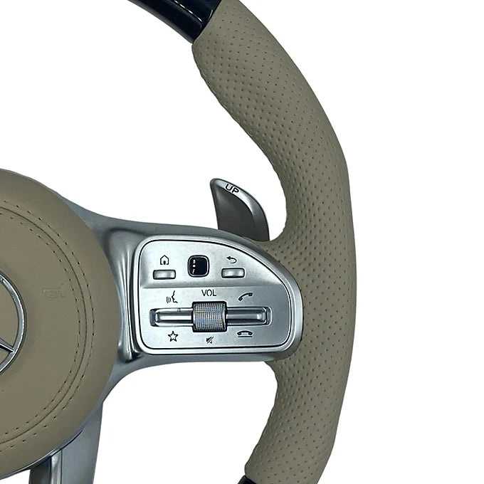 Mercedes-Benz Steering Wheel AMG 2020 LEATHER /WOOD PIANO BLACK
