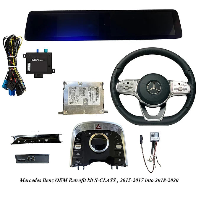 Mercedes Benz S-Class Retrofit Kit (2015-2017) Into 2018-2020 Kit 1