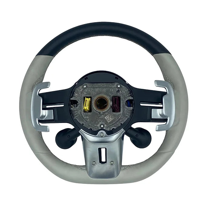Mercedes-Benz Steering Wheel AMG  2021 Leather Beige/Black+ performance bottuns
