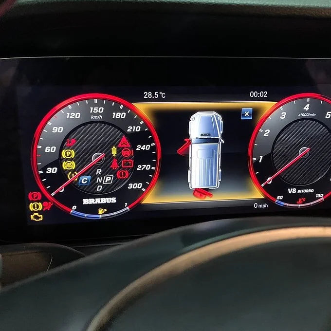 BARABUS MERCEDES INSTRUMENT CLUSTER DISPLAY RETROFIT