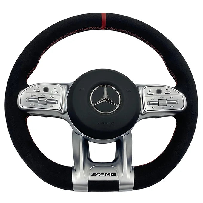 Mercedes-Benz Steering Wheel AMG  ALCANTARA Red  Stitches