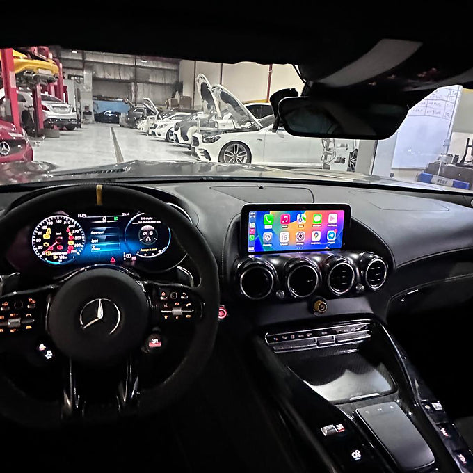 Mercedes-Benz AMG 190 GT,,GTR,GTS ,GTC Retrofit  CENTER CONSOL 2015-2017 TO 2020 KIT 3