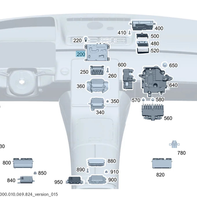 Mercedes Benz Head Unit Premium+ NTG7 Mercedes-Benz A2979001804 NEW