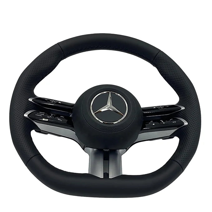 Mercedes-Benz Steering Wheel AMG line 2021 Leather Black Stitches