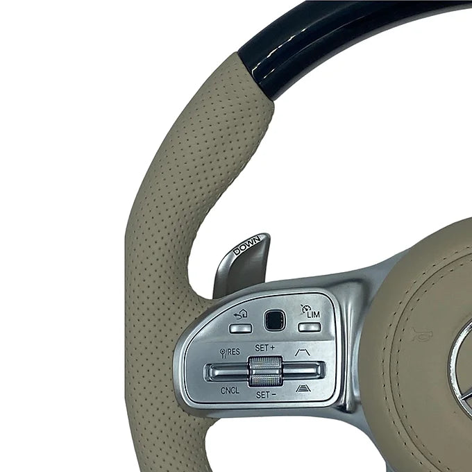 Mercedes-Benz Steering Wheel AMG 2020 LEATHER /WOOD PIANO BLACK