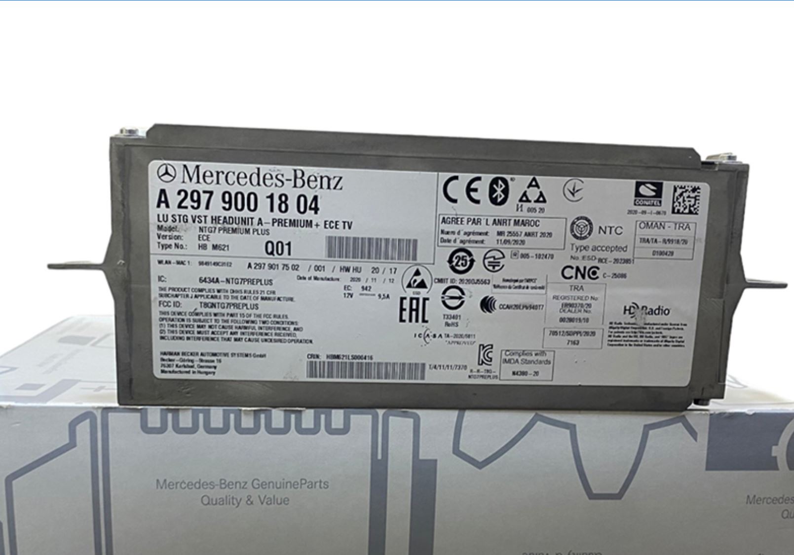 Mercedes Benz Head Unit Premium+ NTG7 Mercedes-Benz A2979001804 NEW