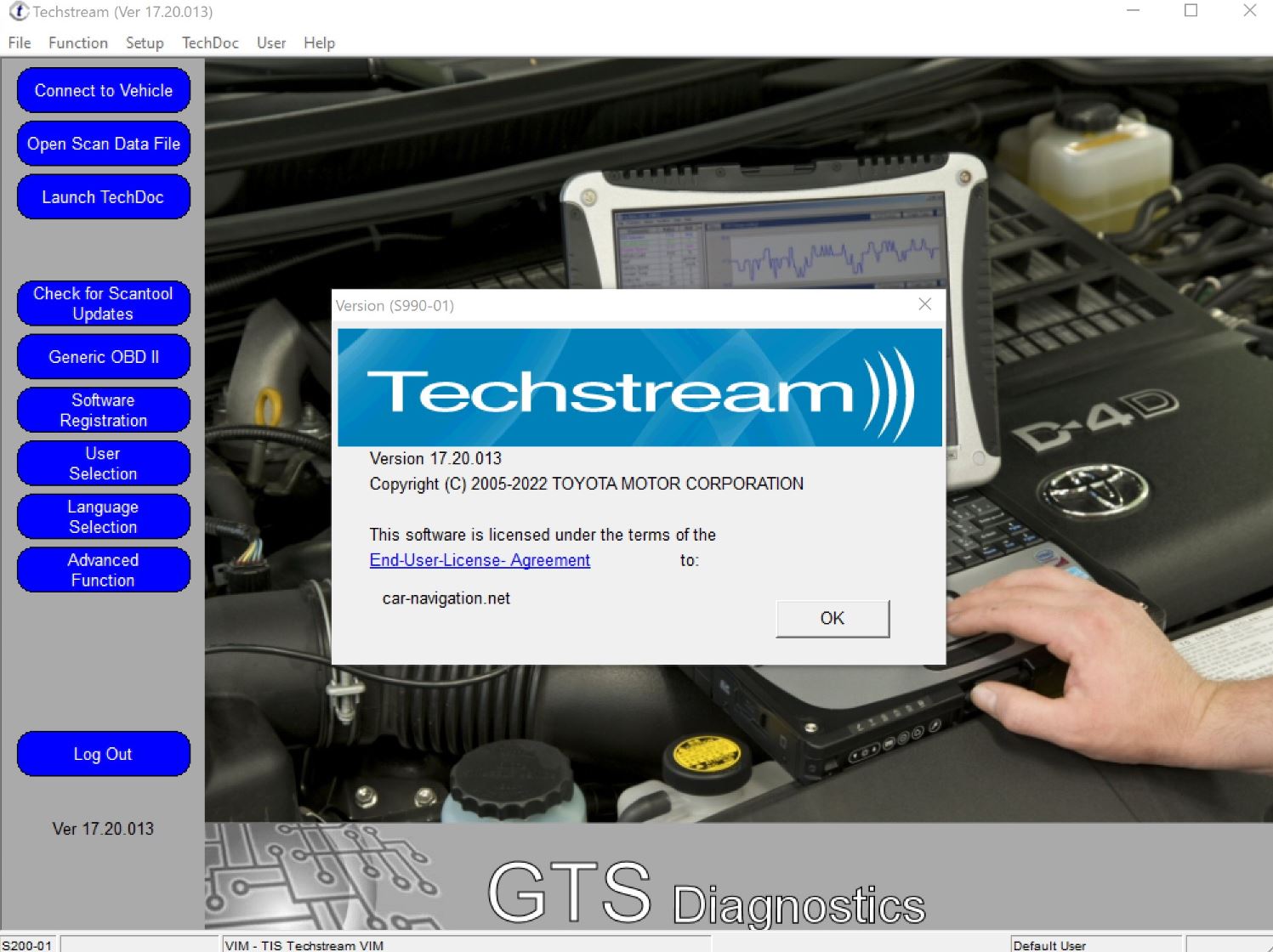 Toyota/Lexus/Scion Techstream Activation