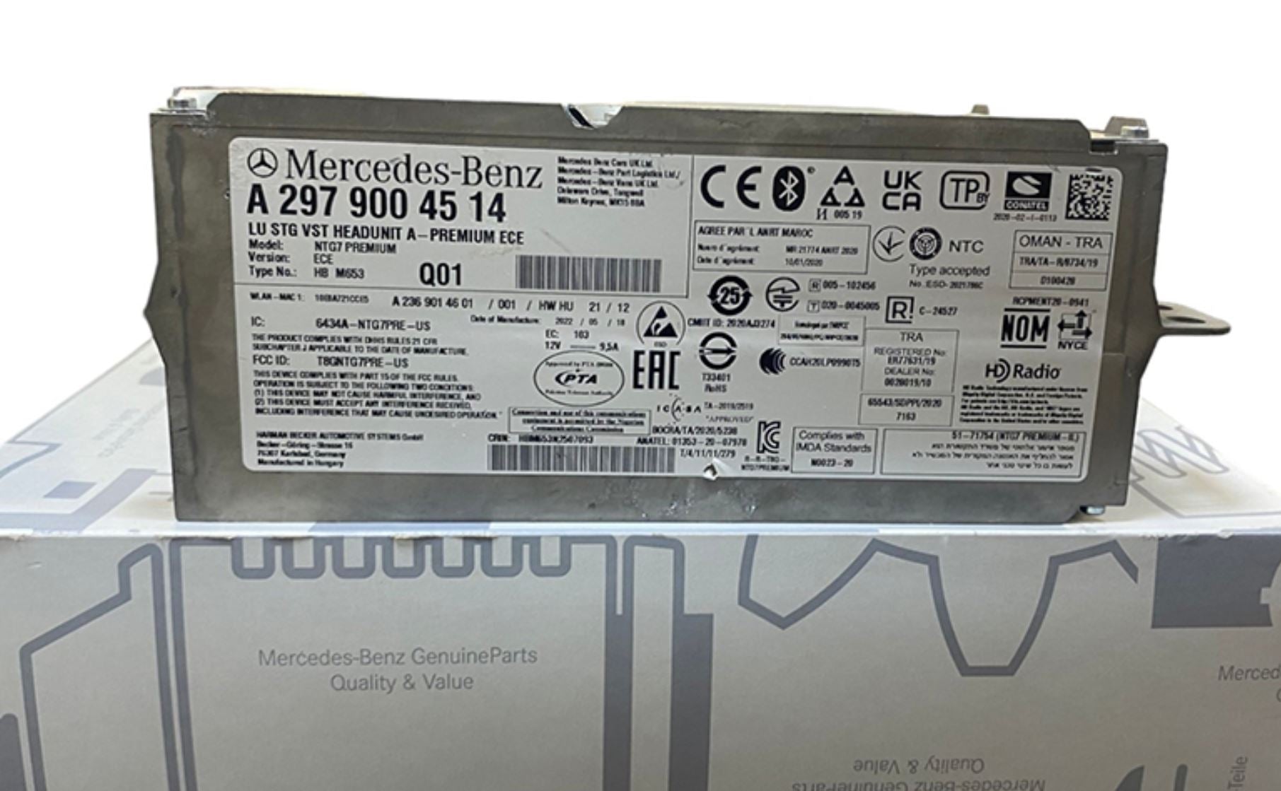 Mercedes Benz Head Unit Premium ECE NTG7 Mercedes-Benz A2979004514 NEW