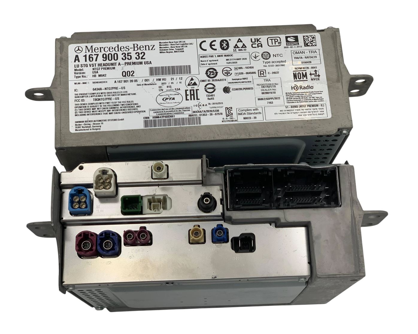 MERCEDES-Benz RADIO HEAD UNIT PREMIUM A1679003532 OEM 2023-2024 + (programming)