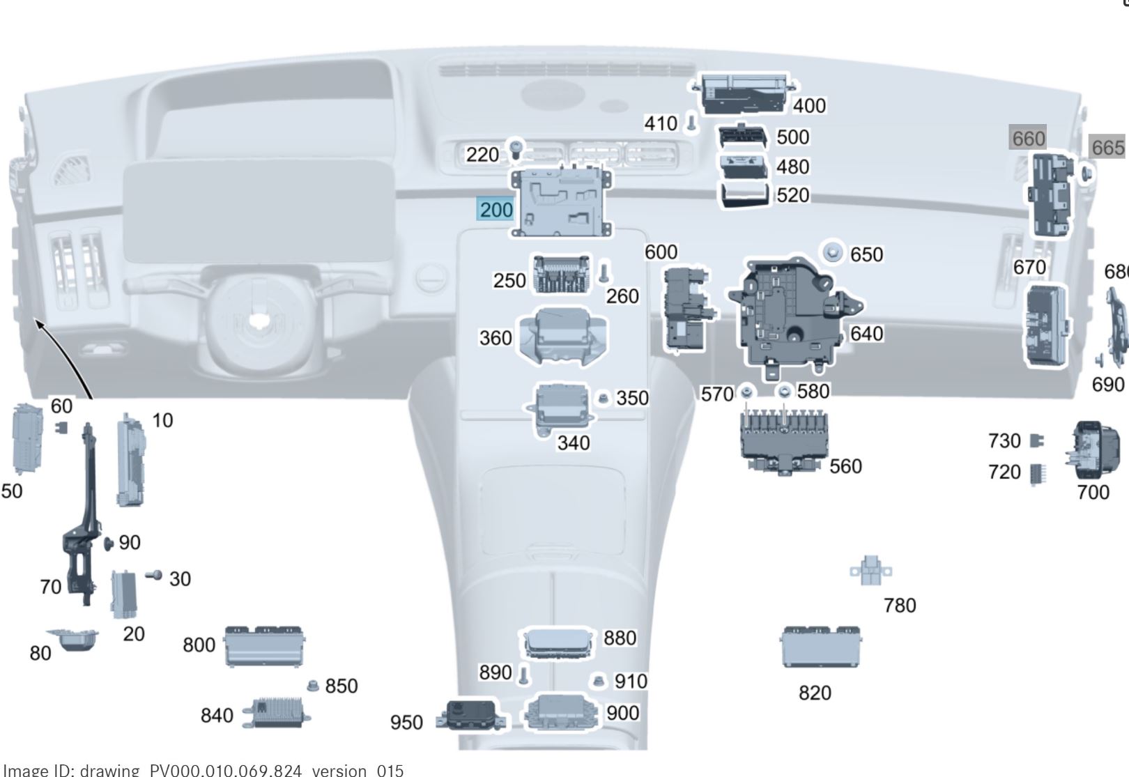 Mercedes Benz Head Unit Premium ECE NTG7 Mercedes-Benz A2979004514 NEW