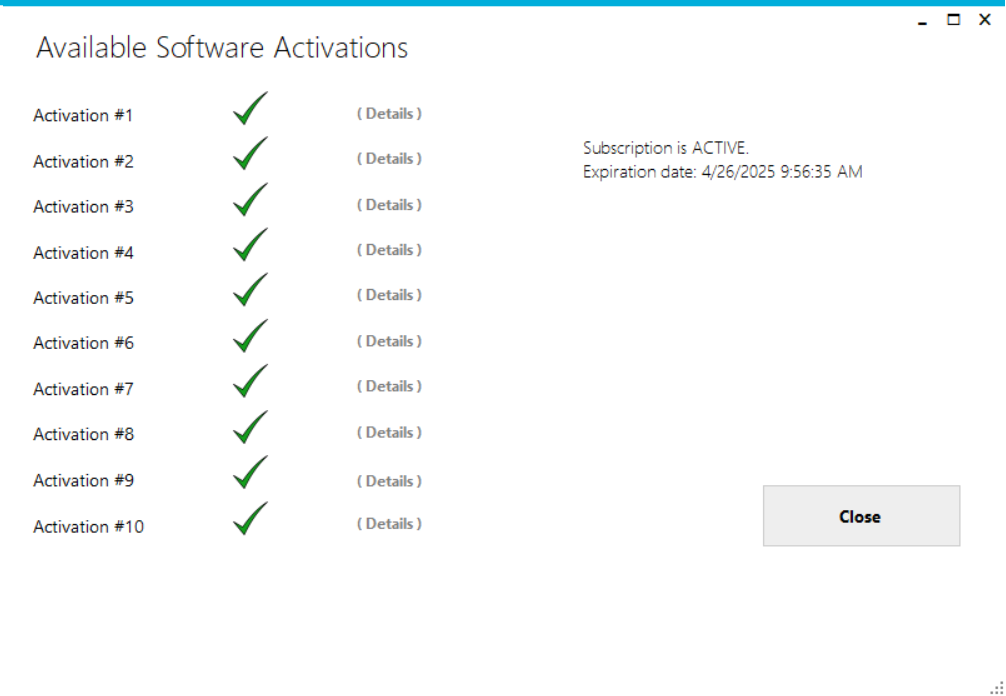 SKGT99 Annual subscription after first year